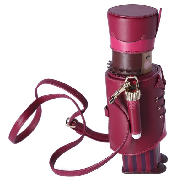 Kate Spade 3D Nutcracker Purple Leather Crossbody KJ074 Novelty - Picture 3 of 6